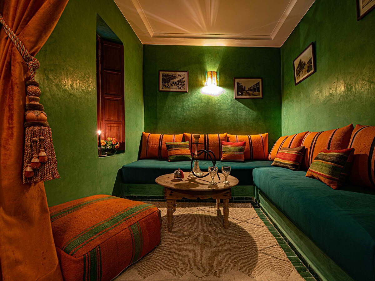 riad livia green moroccan lounge restaurant