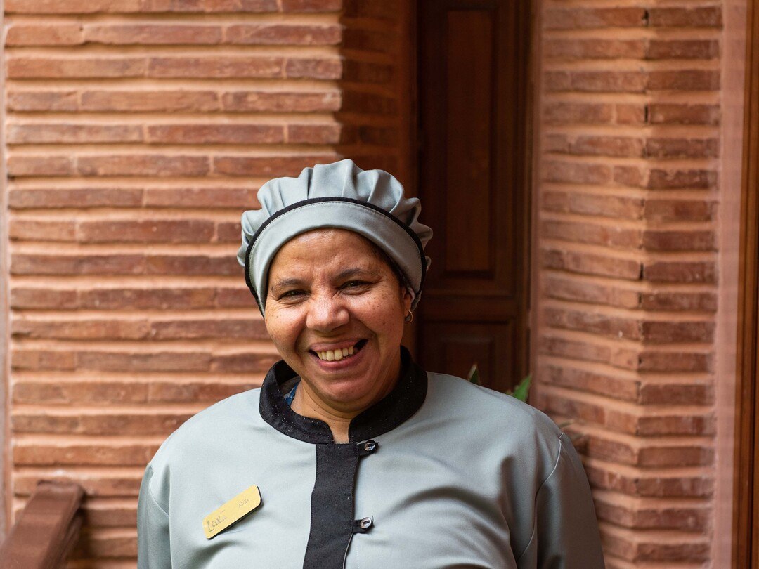 Aziza, our cook, at Riad Livia Marrakech